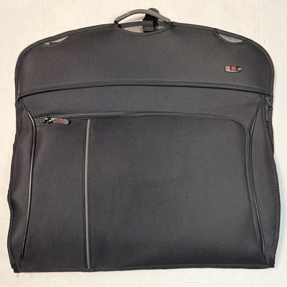 Swiss Army Victorinox Suit Travel Garment Bag Gray/Black 42"x22" Missing Strap